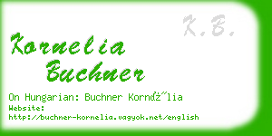 kornelia buchner business card